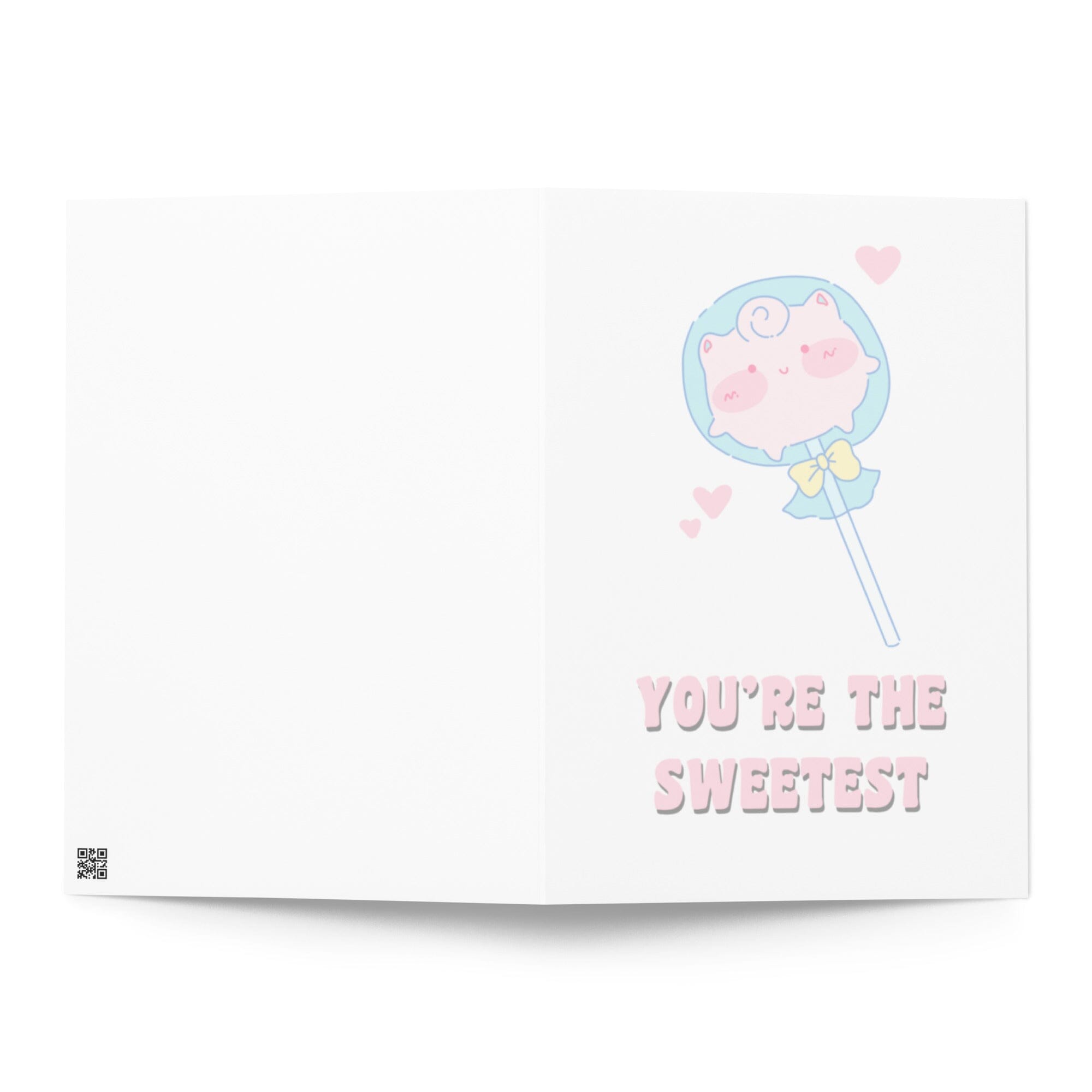 You're the Sweetest | Valentine's Day Card | Pokemon Greeting Cards Threads & Thistles Inventory 