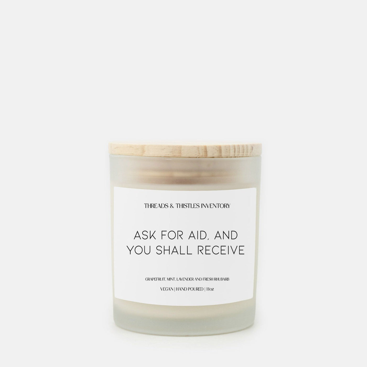 Ask for Aid | 11oz | Valorant Candles Threads & Thistles Inventory 