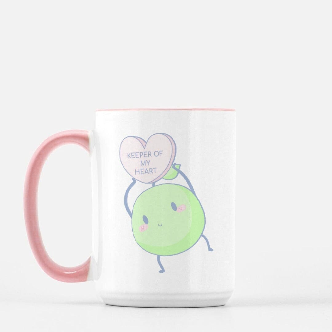 Keeper of my Heart | Junimo Mug Deluxe 15oz. | Valentine’s Day Mugs Threads & Thistles Inventory 