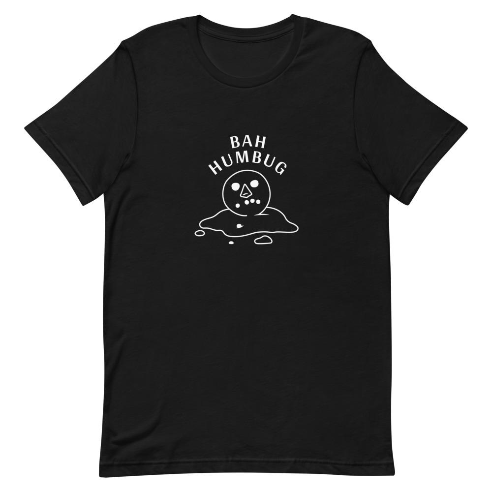 Bah Humbug | Short-Sleeve Unisex T-Shirt | Animal Crossing Threads and Thistles Inventory Black S 
