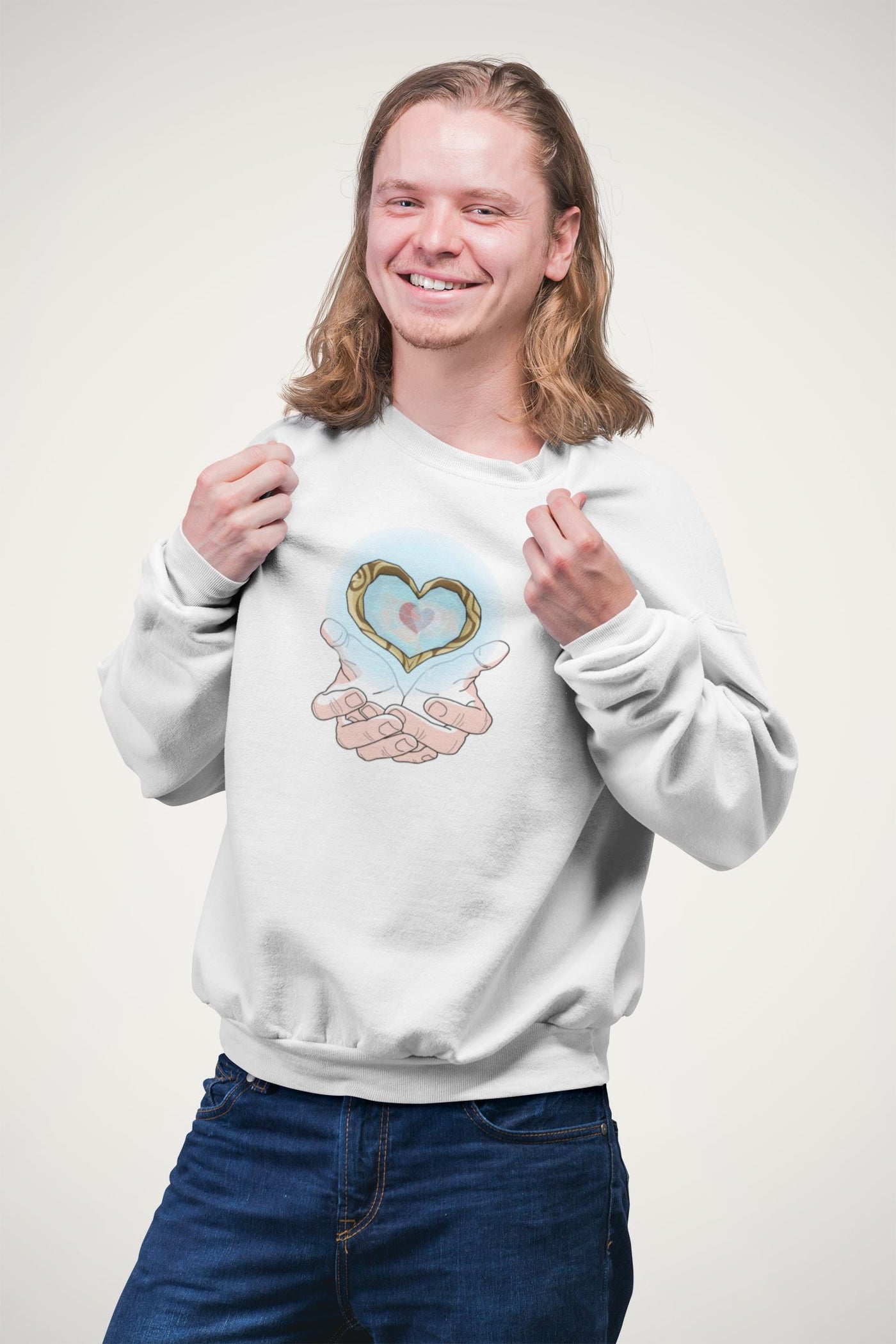 Piece of Heart | Unisex Sweatshirt | The Legend of Zelda Threads and Thistles Inventory 