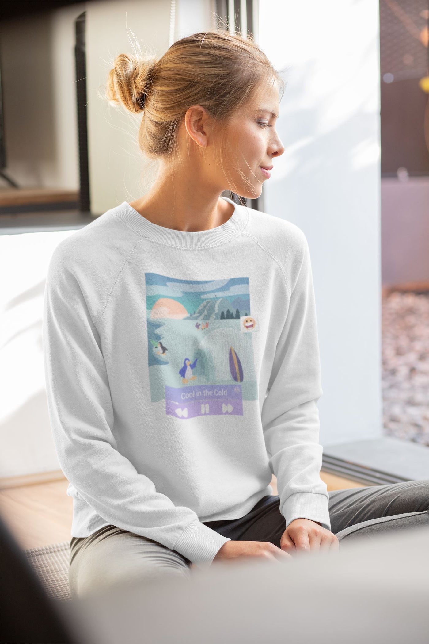 Cool in the Cold | Unisex Sweatshirt | Club Penguin Threads and Thistles Inventory 