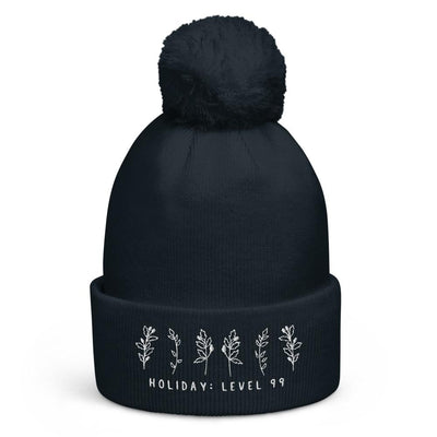 Holiday: Level 99 | Seasonal Pom pom beanie Threads and Thistles Inventory French Navy 