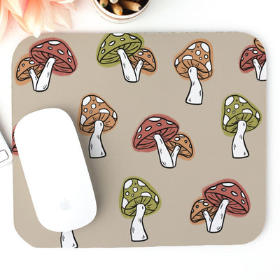Colored Mushies | Mouse Pad (Rectangle) Mousepad Threads and Thistles Inventory 