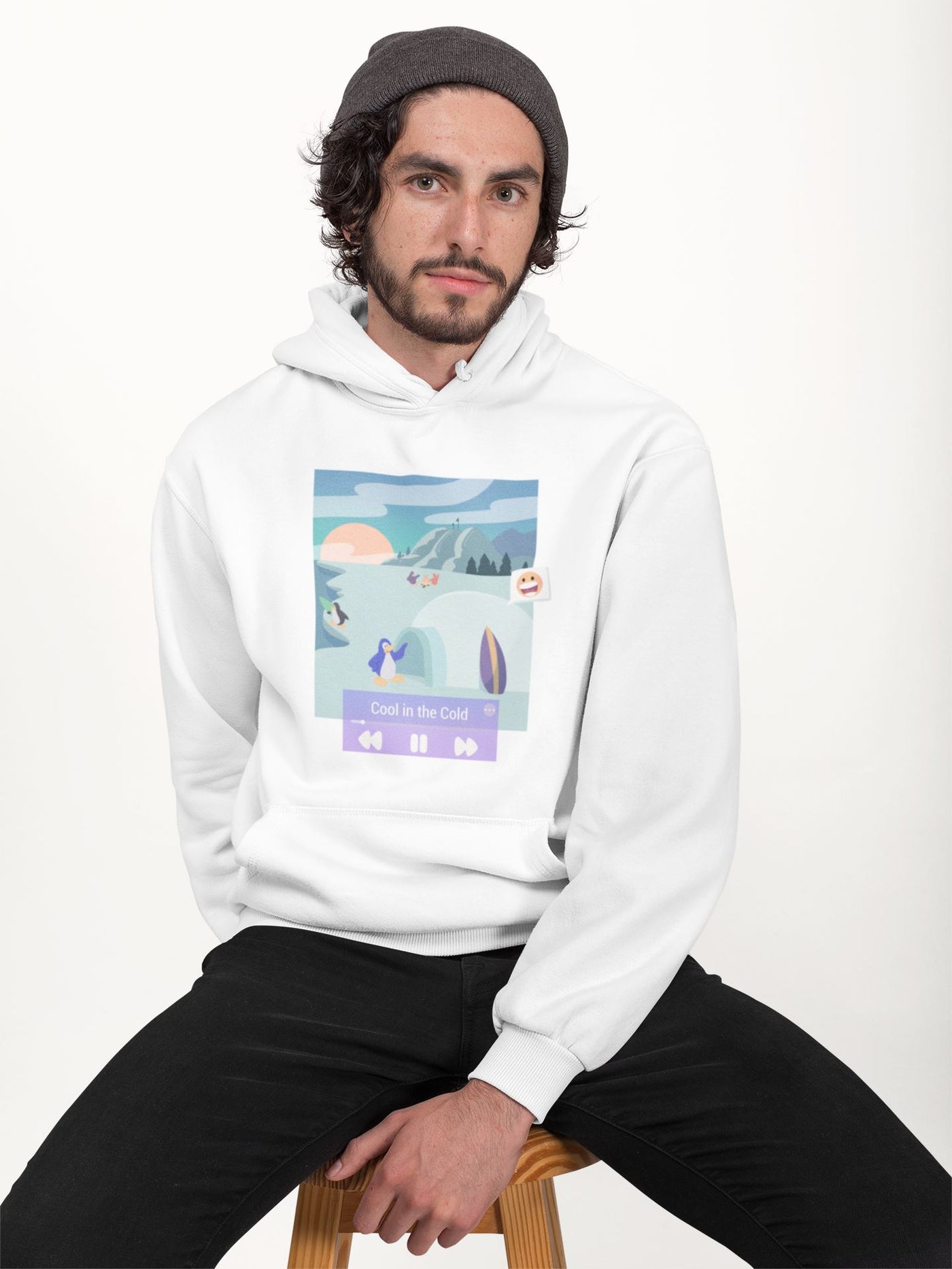 Cool in the Cold | Unisex Hoodie | Club Penguin Threads and Thistles Inventory 