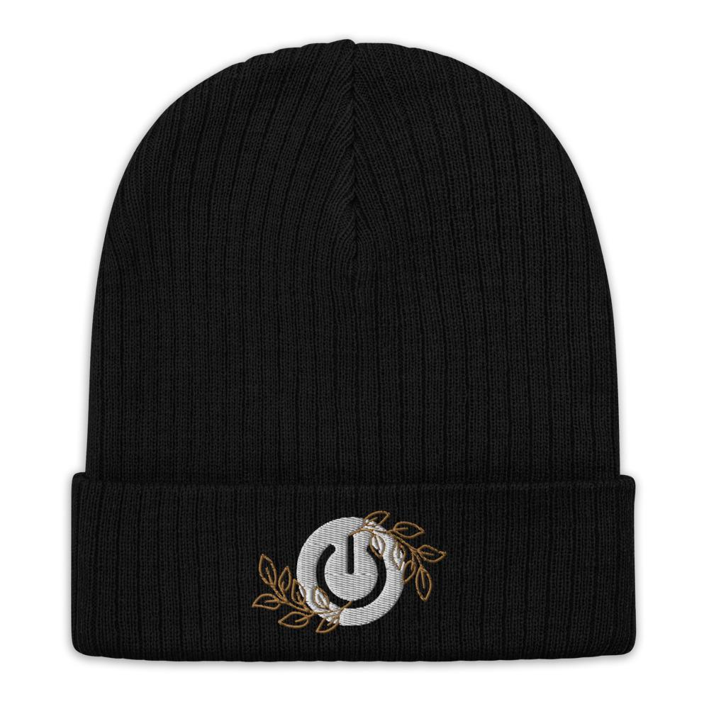 Power Up | Recycled cuffed beanie Threads and Thistles Inventory Black 