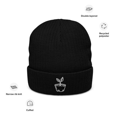 Sapling | Recycled cuffed beanie | Animal Crossing Threads and Thistles Inventory 