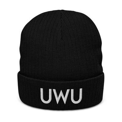 UWU | Recycled cuffed beanie Threads and Thistles Inventory Black 