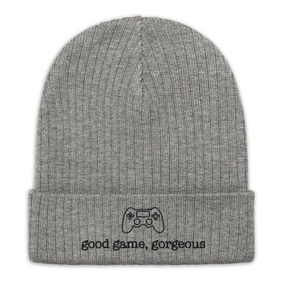 Good Game, Gorgeous | Recycled cuffed beanie Threads and Thistles Inventory Light Grey Melange 