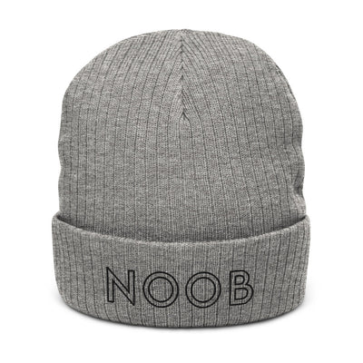 Noob | Recycled cuffed beanie Threads and Thistles Inventory Light Grey Melange 