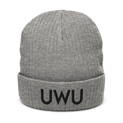 UWU | Recycled cuffed beanie Threads and Thistles Inventory Light Grey Melange 