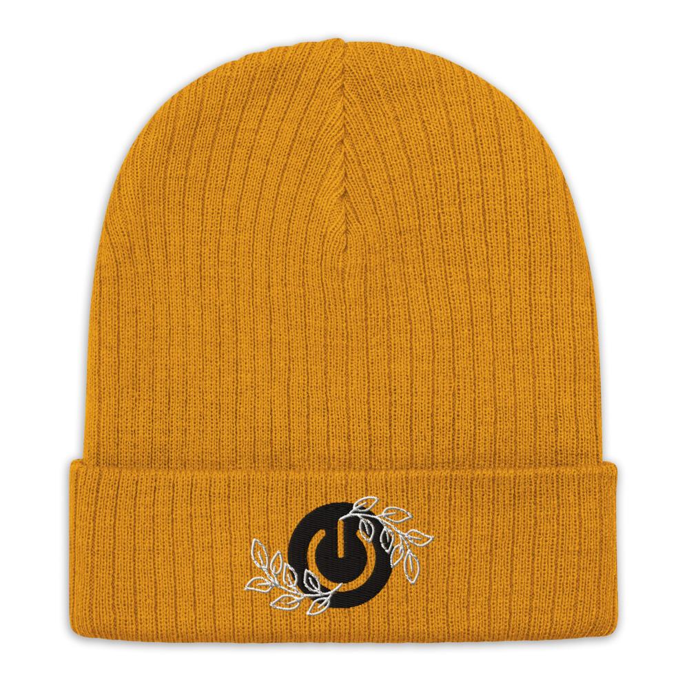 Power Up | Recycled cuffed beanie Threads and Thistles Inventory Mustard 