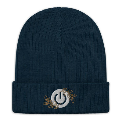 Power Up | Recycled cuffed beanie Threads and Thistles Inventory Navy 
