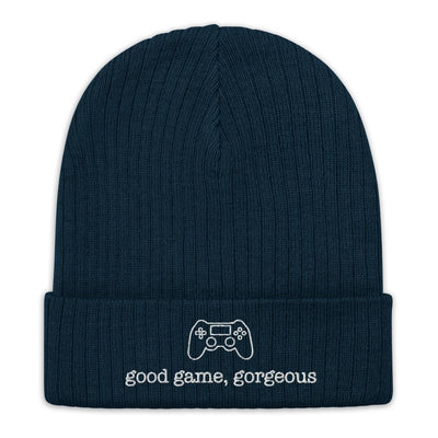 Good Game, Gorgeous | Recycled cuffed beanie Threads and Thistles Inventory Navy 