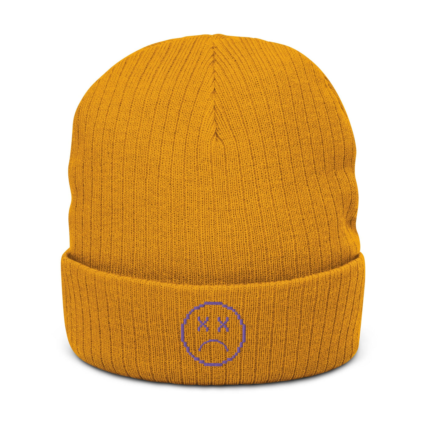 Game Over | Ribbed knit beanie Threads and Thistles Inventory Mustard 