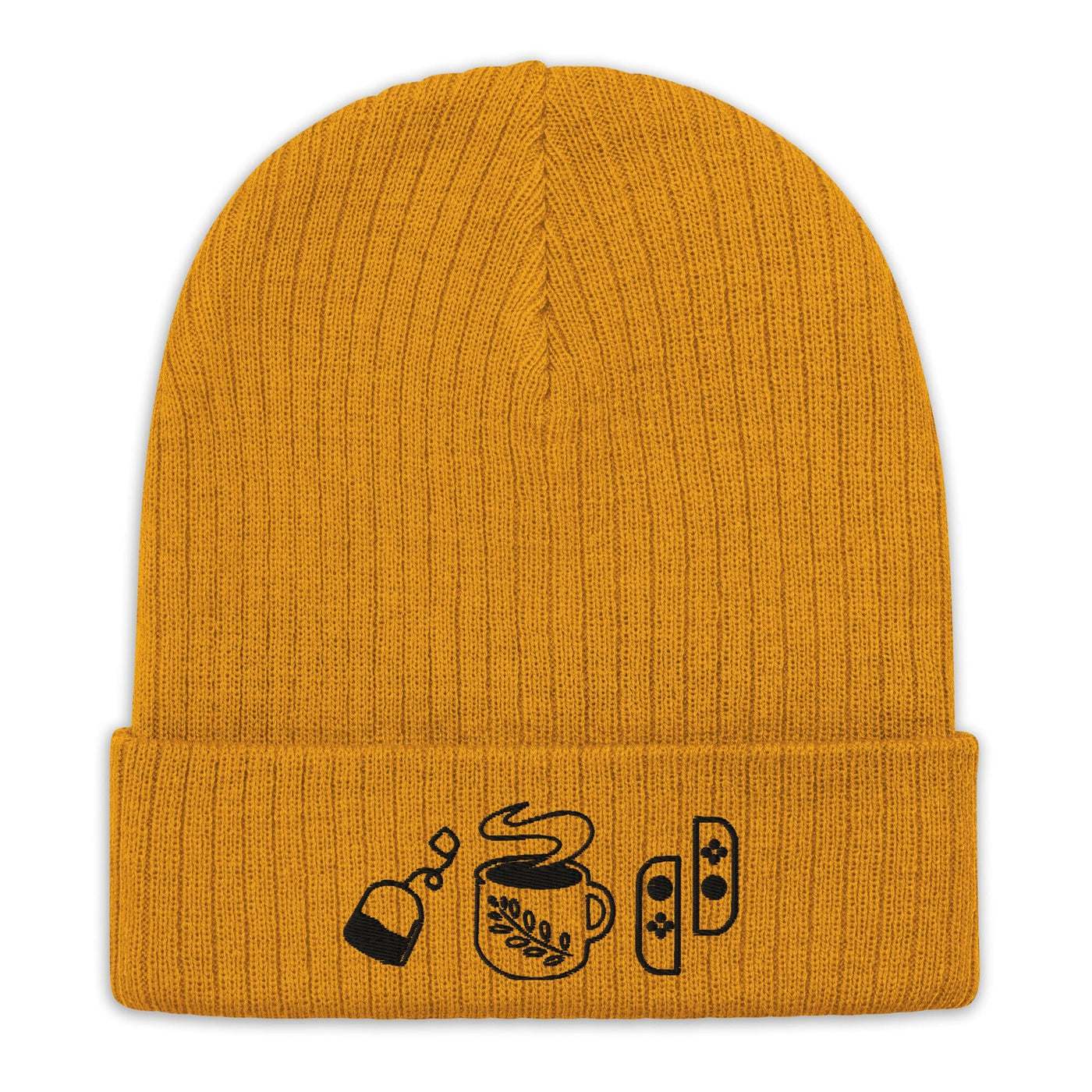 Cozy Hobbies | Ribbed knit beanie | Cozy Gamer Threads & Thistles Inventory Mustard 