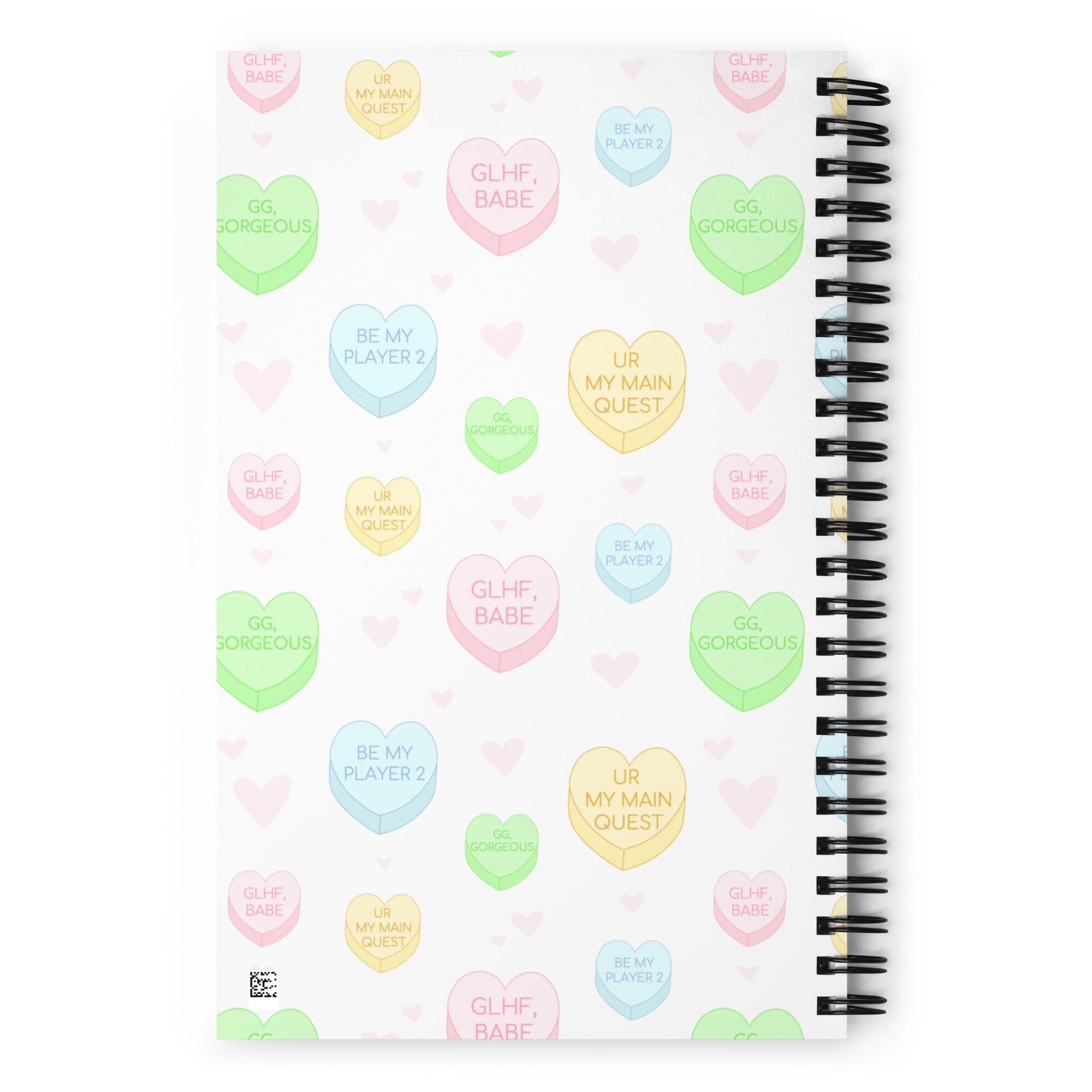 Valentine's Day Gamer | Spiral notebook Threads & Thistles Inventory 