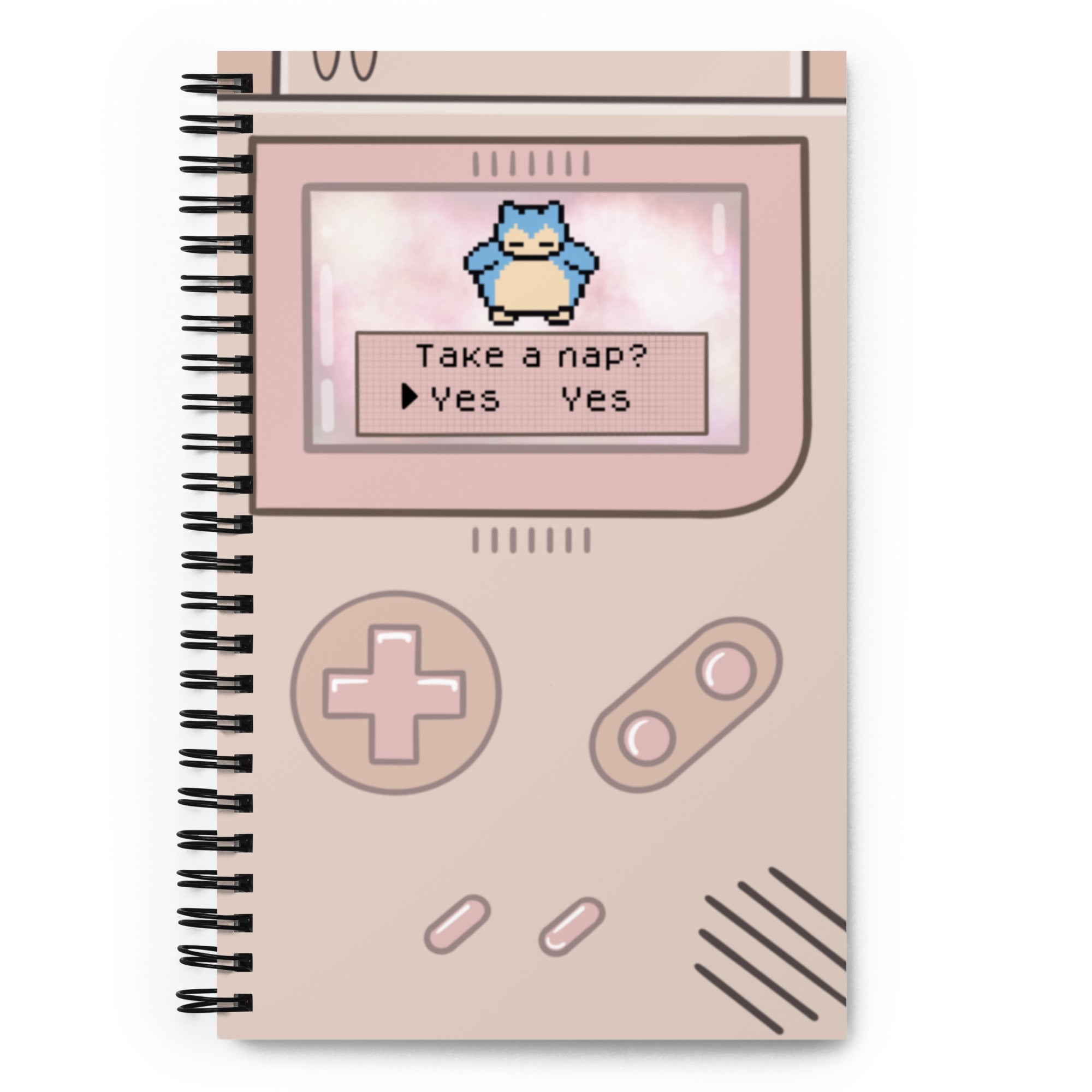 Take A Nap | Spiral notebook | Pokemon Threads and Thistles Inventory 