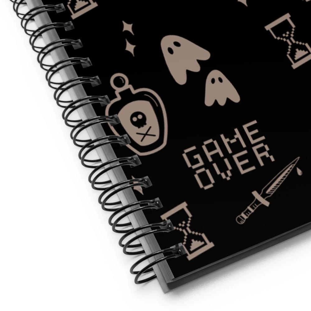 Game Over | Spiral notebook Threads and Thistles Inventory 