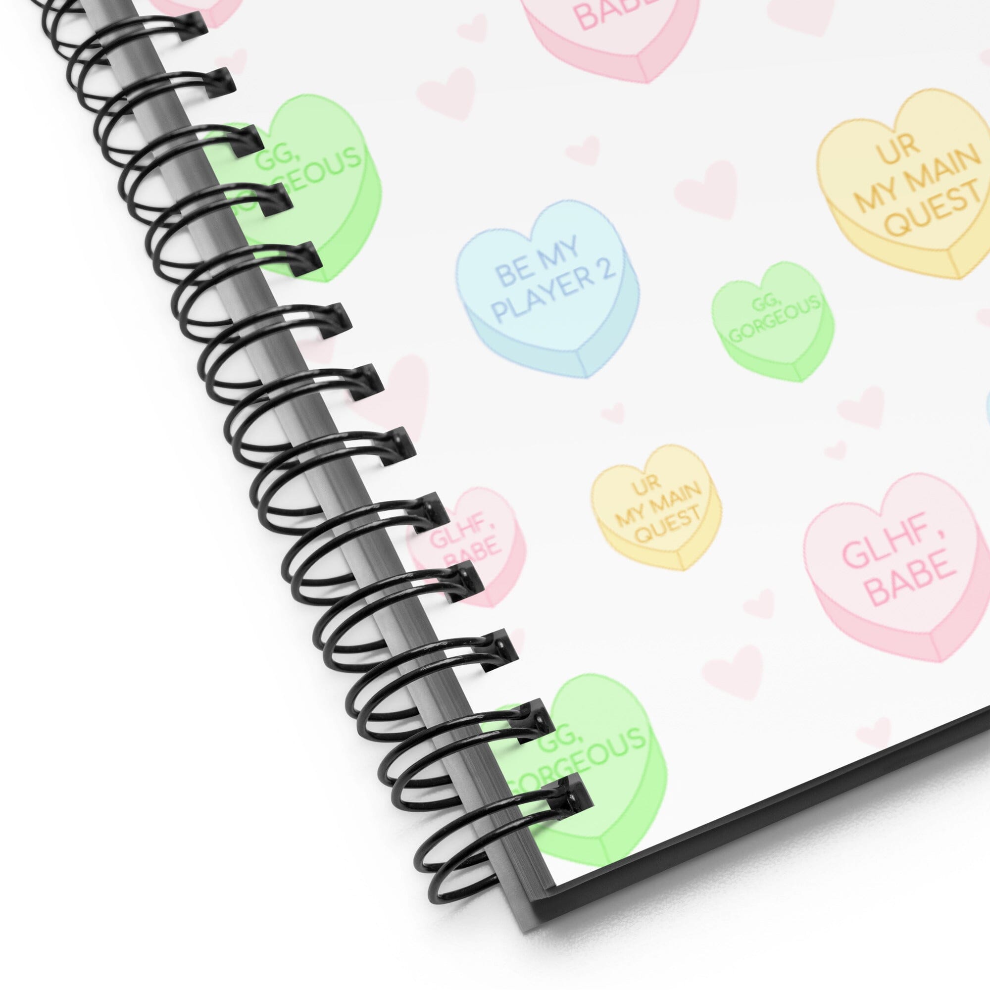 Valentine's Day Gamer | Spiral notebook Threads & Thistles Inventory 