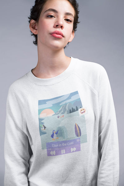 Cool in the Cold | Unisex Sweatshirt | Club Penguin Threads and Thistles Inventory 