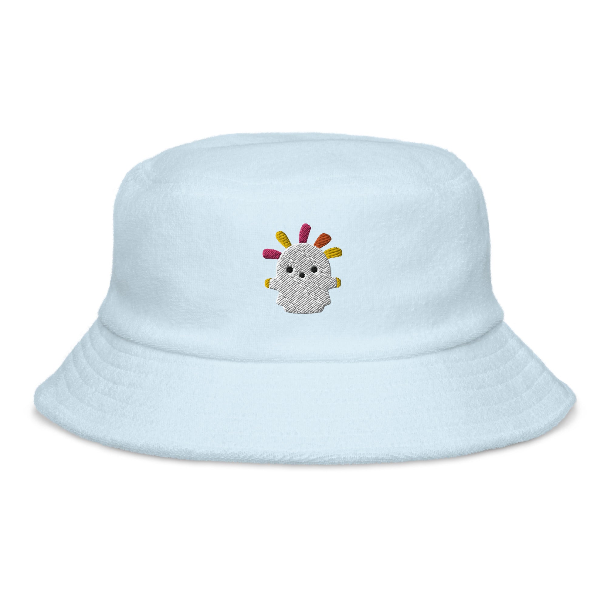Squeakoid | Terry cloth bucket hat | Animal Crossing Threads and Thistles Inventory Light Blue 