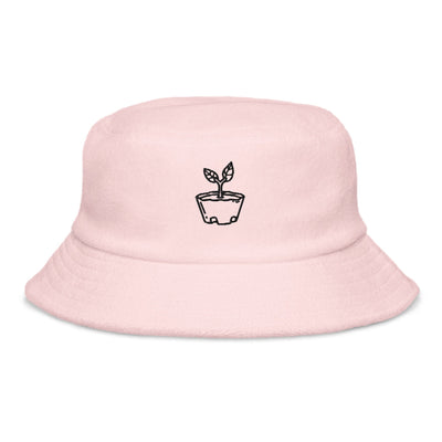Sapling | Terry cloth bucket hat | Animal Crossing Threads and Thistles Inventory Light Pink 
