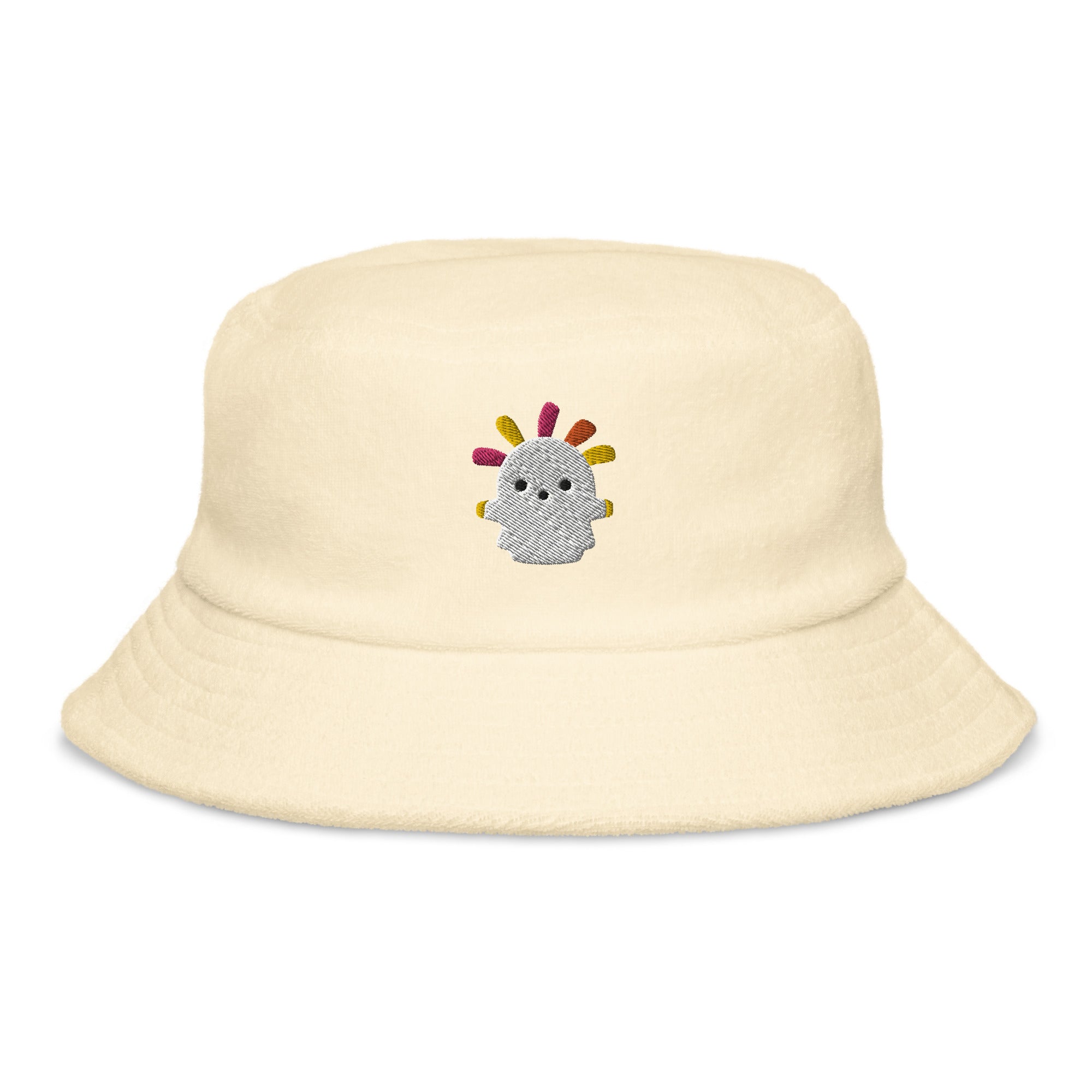Squeakoid | Terry cloth bucket hat | Animal Crossing Threads and Thistles Inventory Light Yellow 