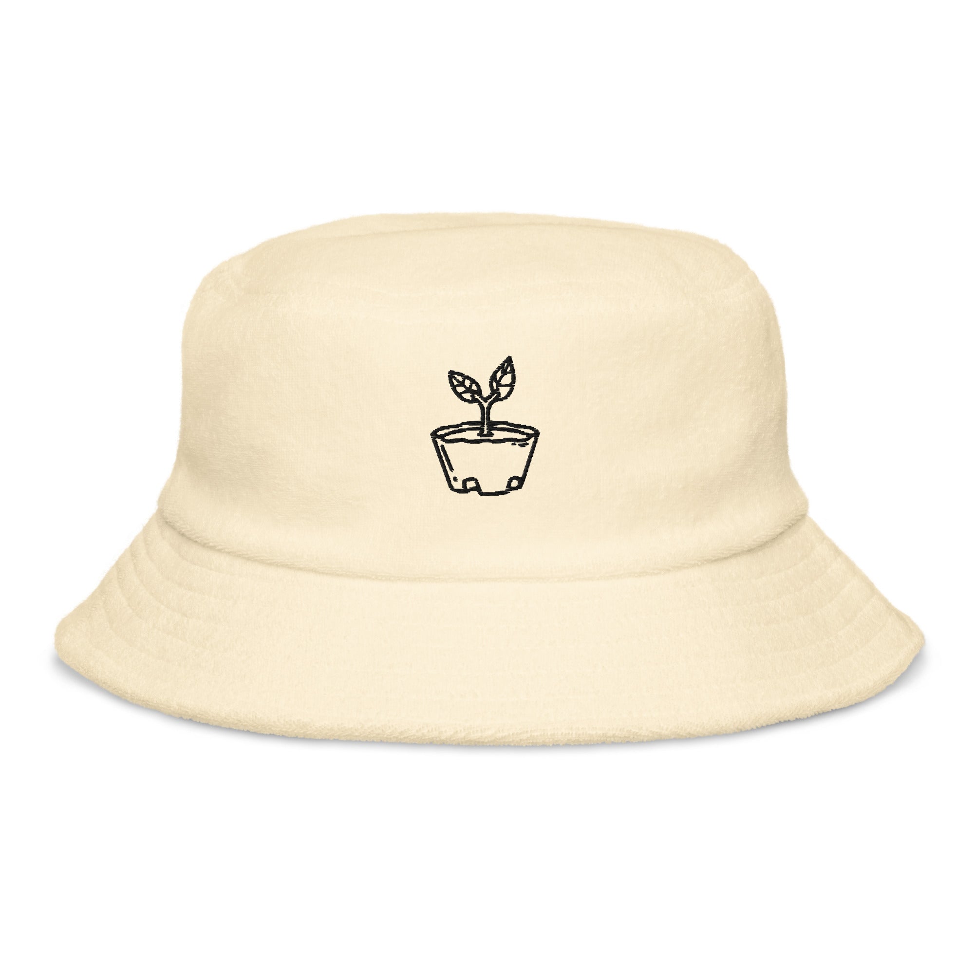 Sapling | Terry cloth bucket hat | Animal Crossing Threads and Thistles Inventory Light Yellow 
