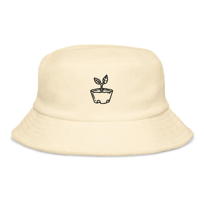 Sapling | Terry cloth bucket hat | Animal Crossing Threads and Thistles Inventory Light Yellow 