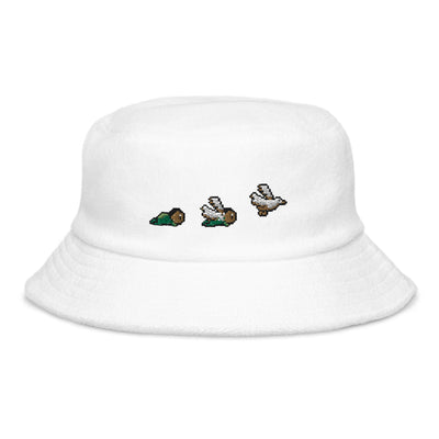 Good Humor Babies | Terry cloth bucket hat | Stardew Valley Threads and Thistles Inventory White 