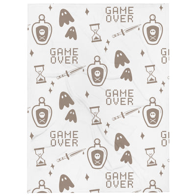 Game Over | 60x80 Throw Blanket Blankets Threads and Thistles Inventory 