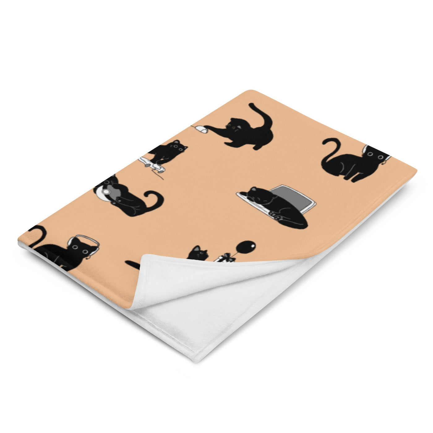 Black Cats Gaming | 60x80 Throw Blanket Blankets Threads and Thistles Inventory 