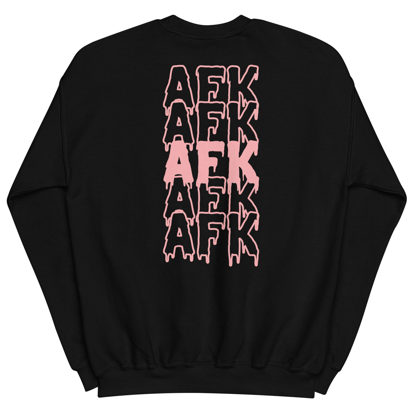 Drippy AFK Fall | Unisex Sweatshirt Threads & Thistles Inventory Black S 