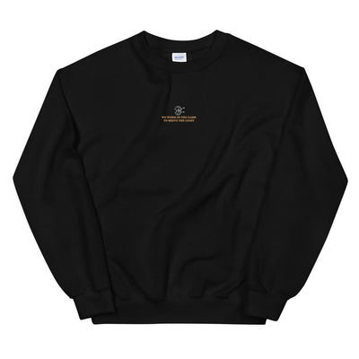 Serve the Light | Embroidered Unisex Sweatshirt | Assassin's Creed Threads and Thistles Inventory Black S 
