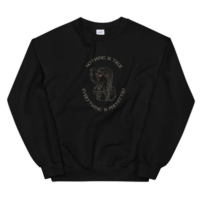 Nothing is True | Unisex Sweatshirt | Assassin's Creed Threads and Thistles Inventory Black S 