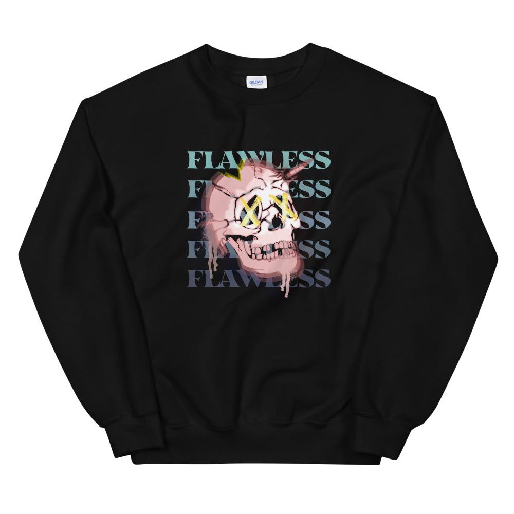 Flawless | Unisex Sweatshirt | FPS/TPS Threads and Thistles Inventory Black S 