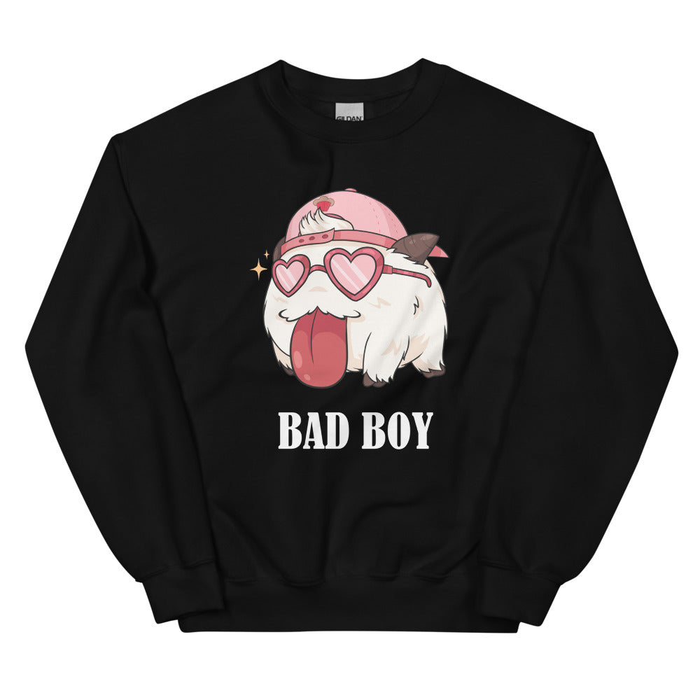 Bad Boy | Unisex Sweatshirt | League of Legends Threads and Thistles Inventory Black S 