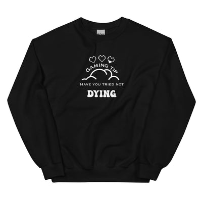 Gaming Tip | Unisex Sweatshirt Threads and Thistles Inventory Black S 
