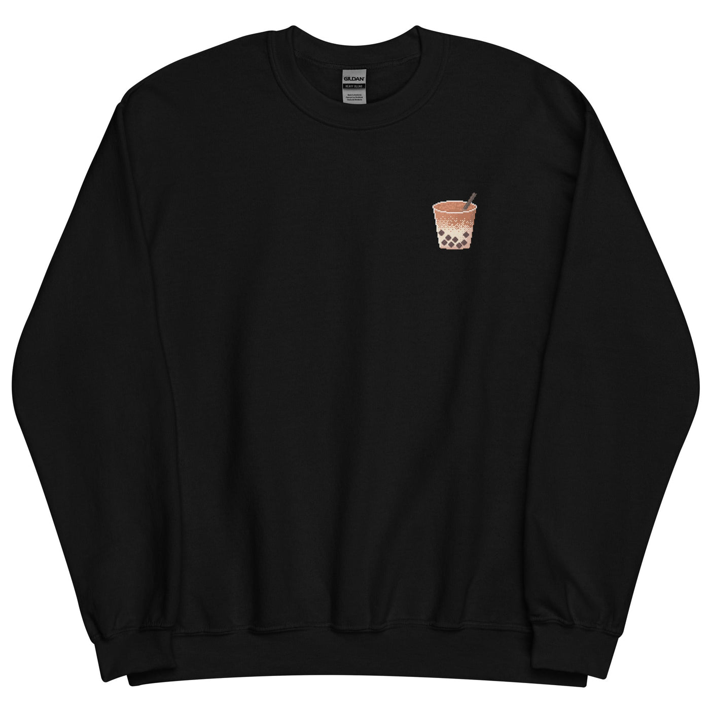Pixel Boba | Unisex Sweatshirt | Cozy Gamer Threads and Thistles Inventory Black S 