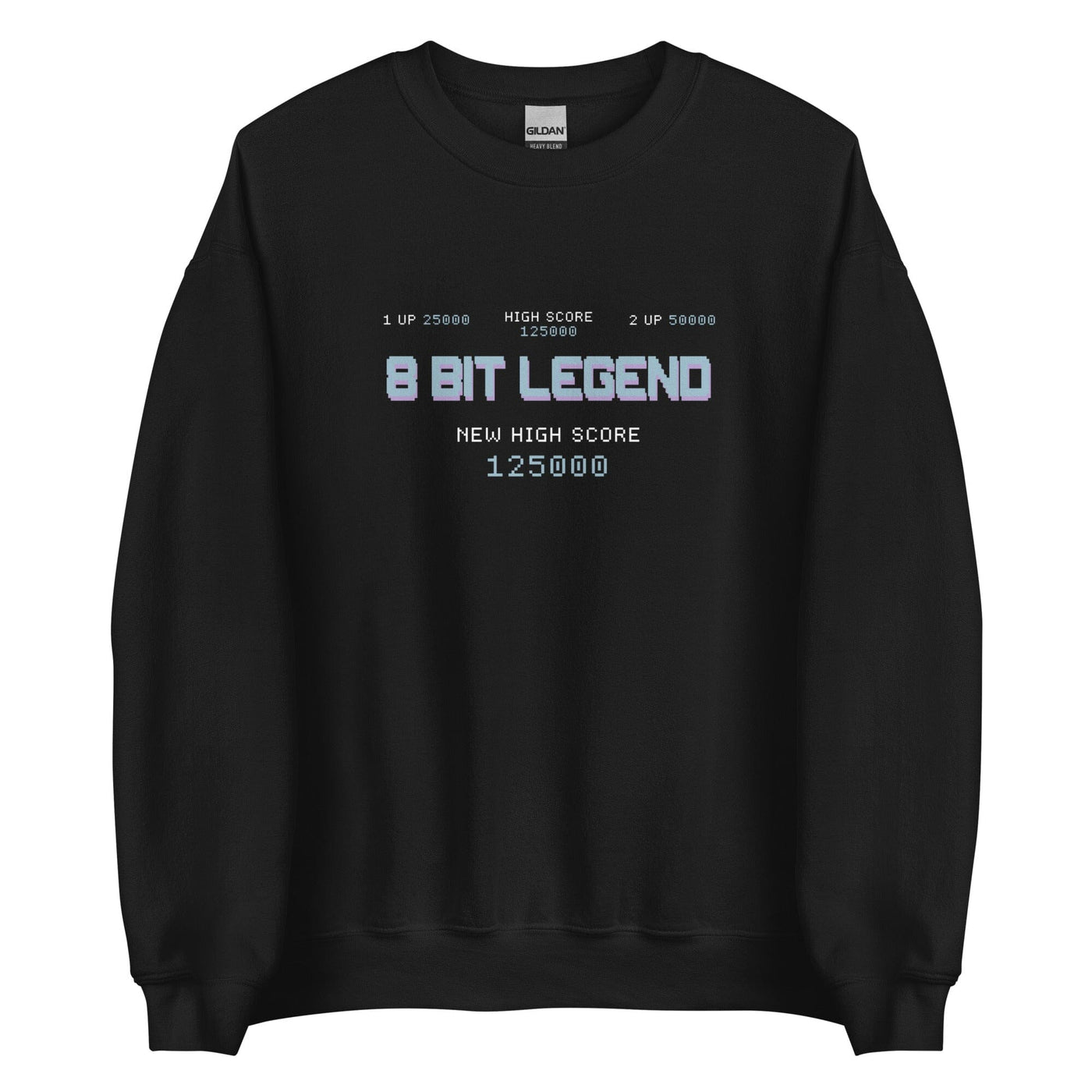 8-Bit Legend | Unisex Sweatshirt | Retro Gaming Threads & Thistles Inventory Black S 