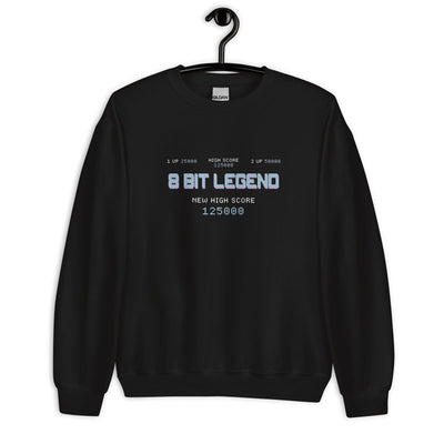 8-Bit Legend | Unisex Sweatshirt | Retro Gaming Threads & Thistles Inventory 
