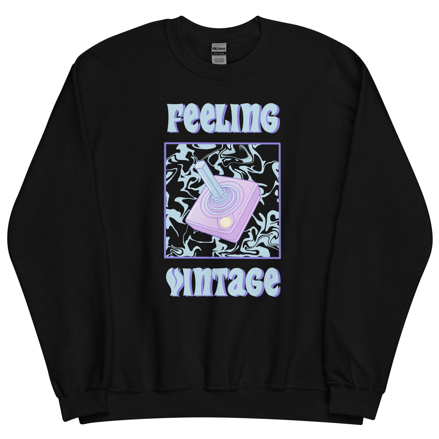 Feeling Vintage | Unisex Sweatshirt | Retro Gaming Threads & Thistles Inventory Black S 