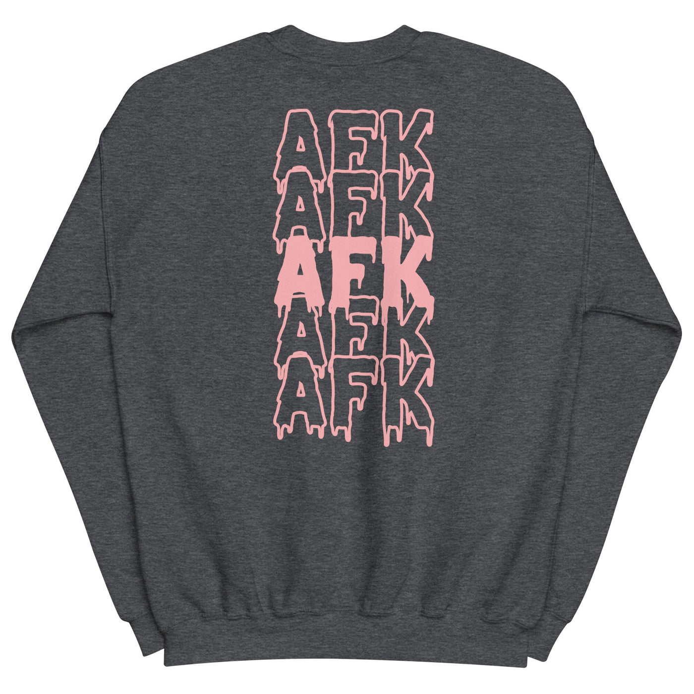 Drippy AFK Fall | Unisex Sweatshirt Threads & Thistles Inventory Dark Heather S 