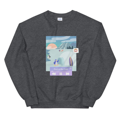 Cool in the Cold | Unisex Sweatshirt | Club Penguin Threads and Thistles Inventory Dark Heather S 