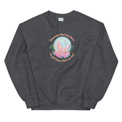Remember | Unisex Sweatshirt | Animal Crossing Threads and Thistles Inventory Dark Heather S 