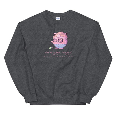Low Rise Jeans | Unisex Sweatshirt | Pokemon Threads and Thistles Inventory Dark Heather S 