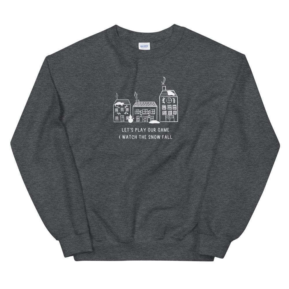 Play Our Game | Seasonal Unisex Sweatshirt Threads and Thistles Inventory Dark Heather S 