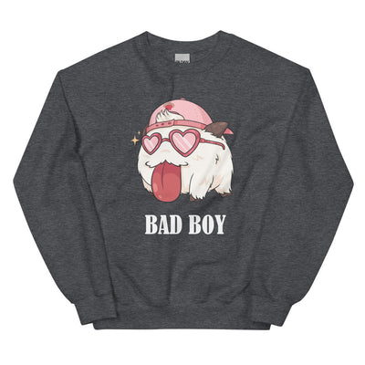 Bad Boy | Unisex Sweatshirt | League of Legends Threads and Thistles Inventory Dark Heather S 