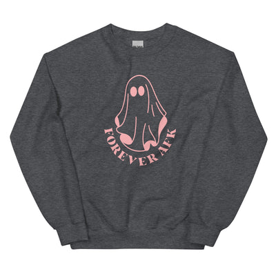Forever AFK | Fall Unisex Sweatshirt Threads & Thistles Inventory Dark Heather S 